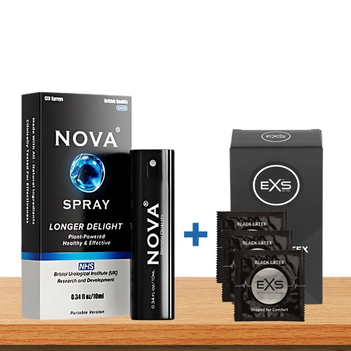 Nova Delay Spray With 3 Condoms